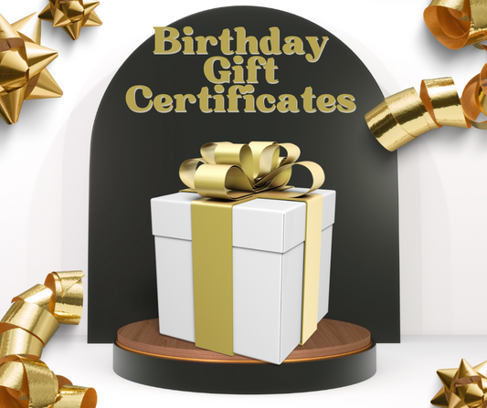 Give a gift certificate and let your person pick their perfect gift for themselves!