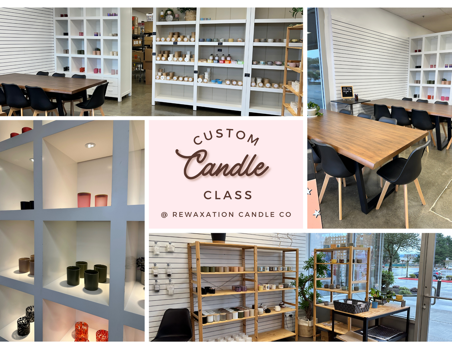 Custom Candle Bar and Classes